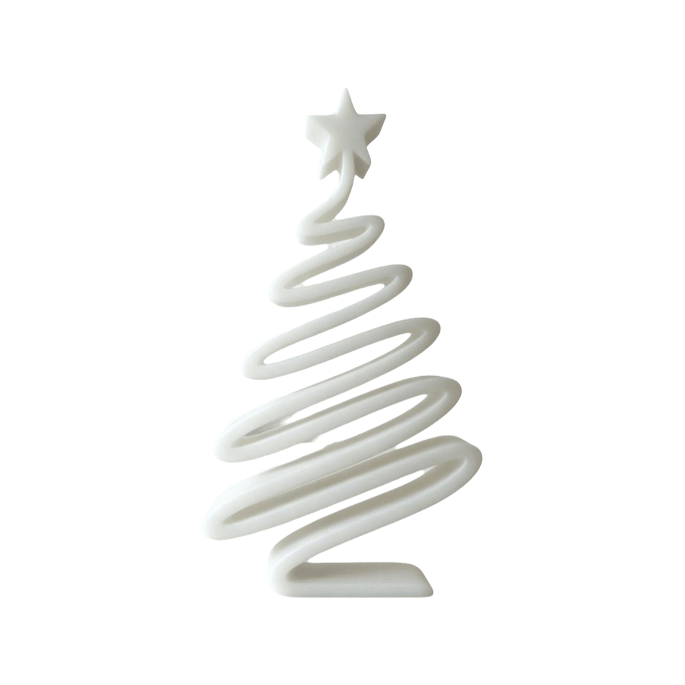 3D Printing Xmas Ideas - Простая 3D-печатная рождественская фигурка спиральной формы,