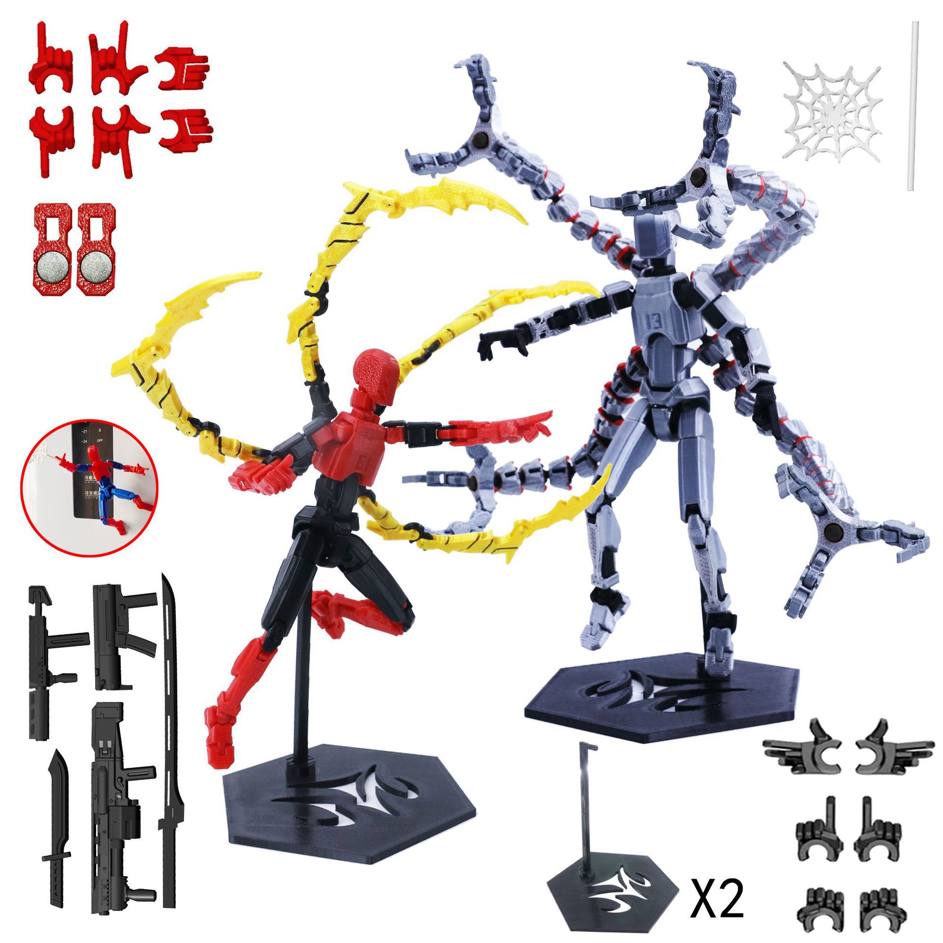 3D Printing Robot - 3D печатная модель робота, игрушка, подвижные