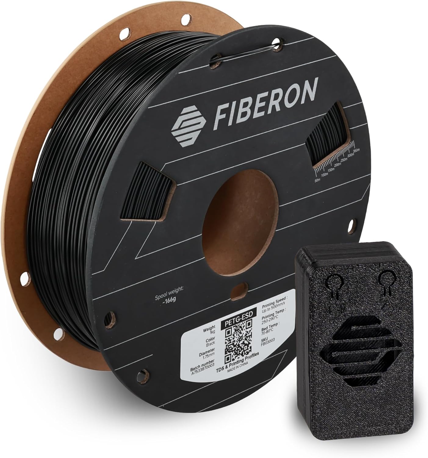 3D Printing Website - Филамент Polymaker Fiberon PETG-ESD 1.75 мм,