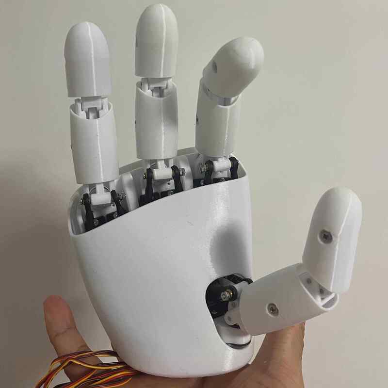 3D Printing Robot - Роботизированная рука AmazingHand 8 DOF, 3D-печатная