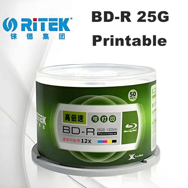 3D Printing Robot - 50 шт./кор. Ritek BD-R 25 ГБ,