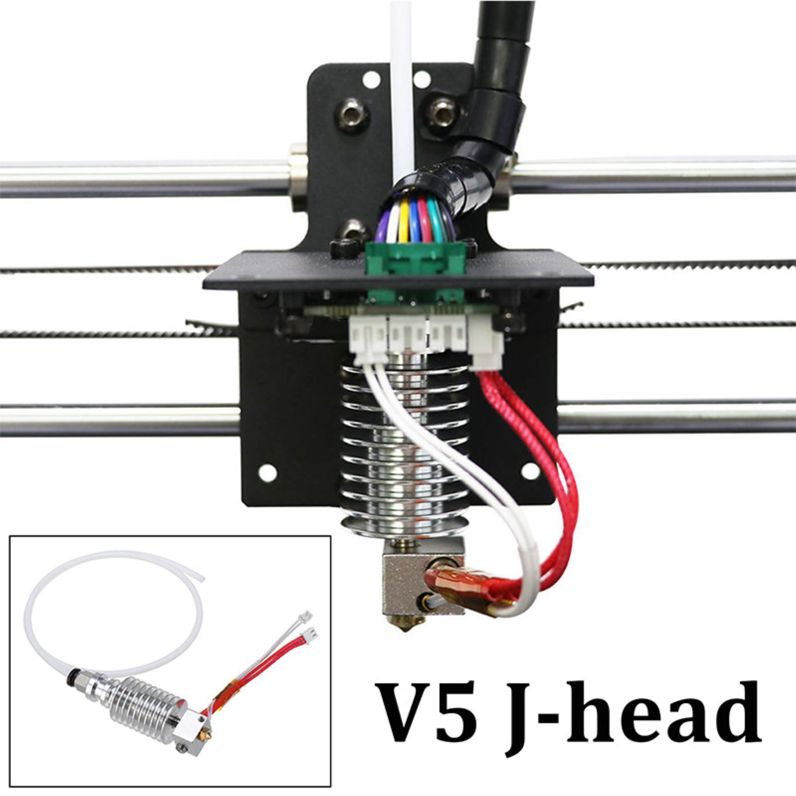 Комплект хотэнда V5 J-Head (1  – обзор и цена 3D Printer Hotend Kit