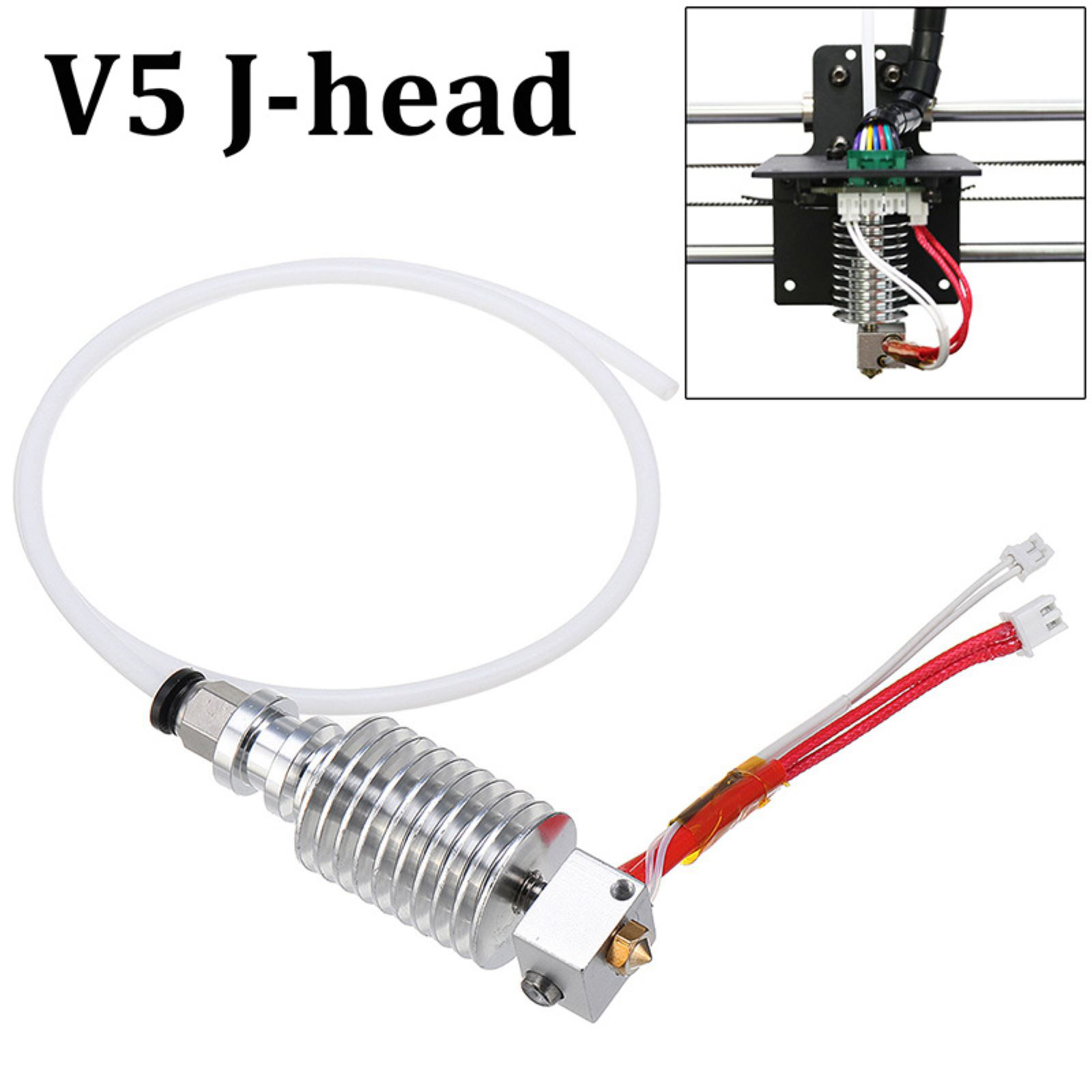 Комплект хотэнда V5 J-Head (1  – обзор и цена 3D Printer Hotend Kit