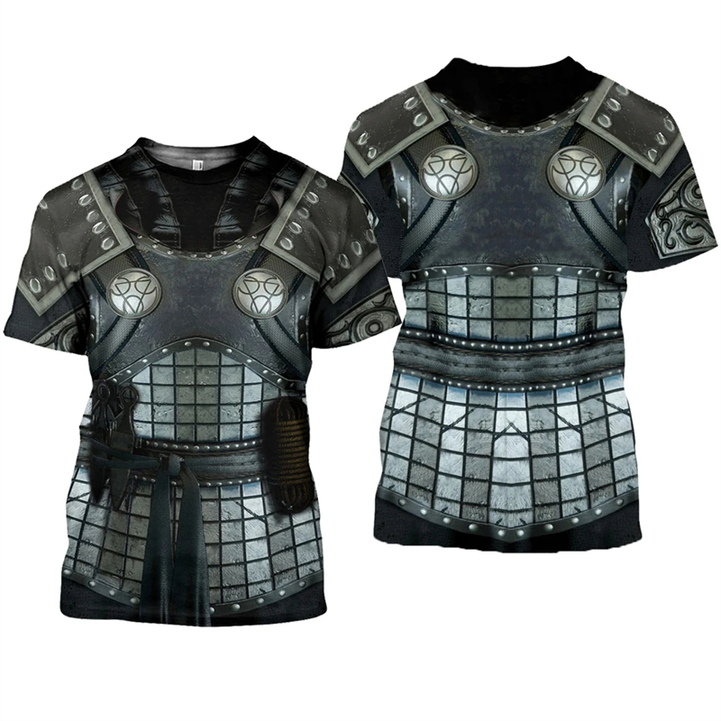 Футболка мужская с рисунком ры – обзор и цена 3D Printing Knight Armor