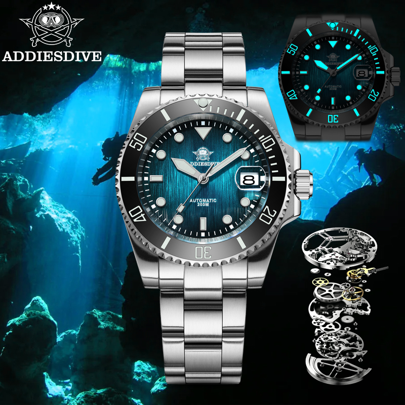 ADDIESDIVE AD2078 Автоматическ – обзор и цена 3D Printing Watch