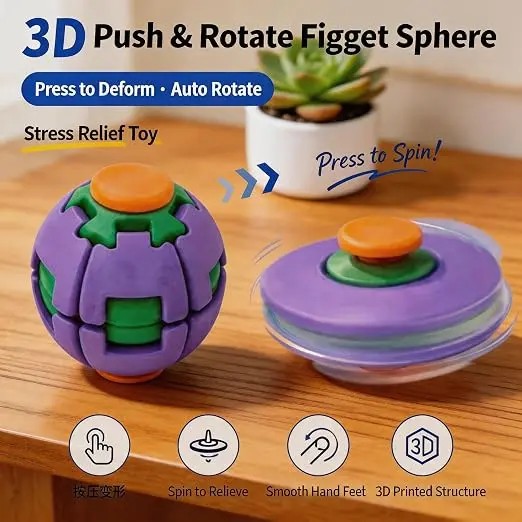 3D-печатный вирусный фиджет-сп – обзор и цена 3D Printing Viral